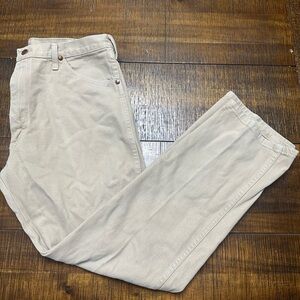 Wrangler Men's Cream Chinos